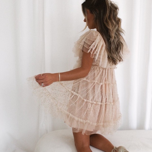 Show Me Your MuMu Miranda Dress Sparkle Dust Tulle - Picture 5 of 12
